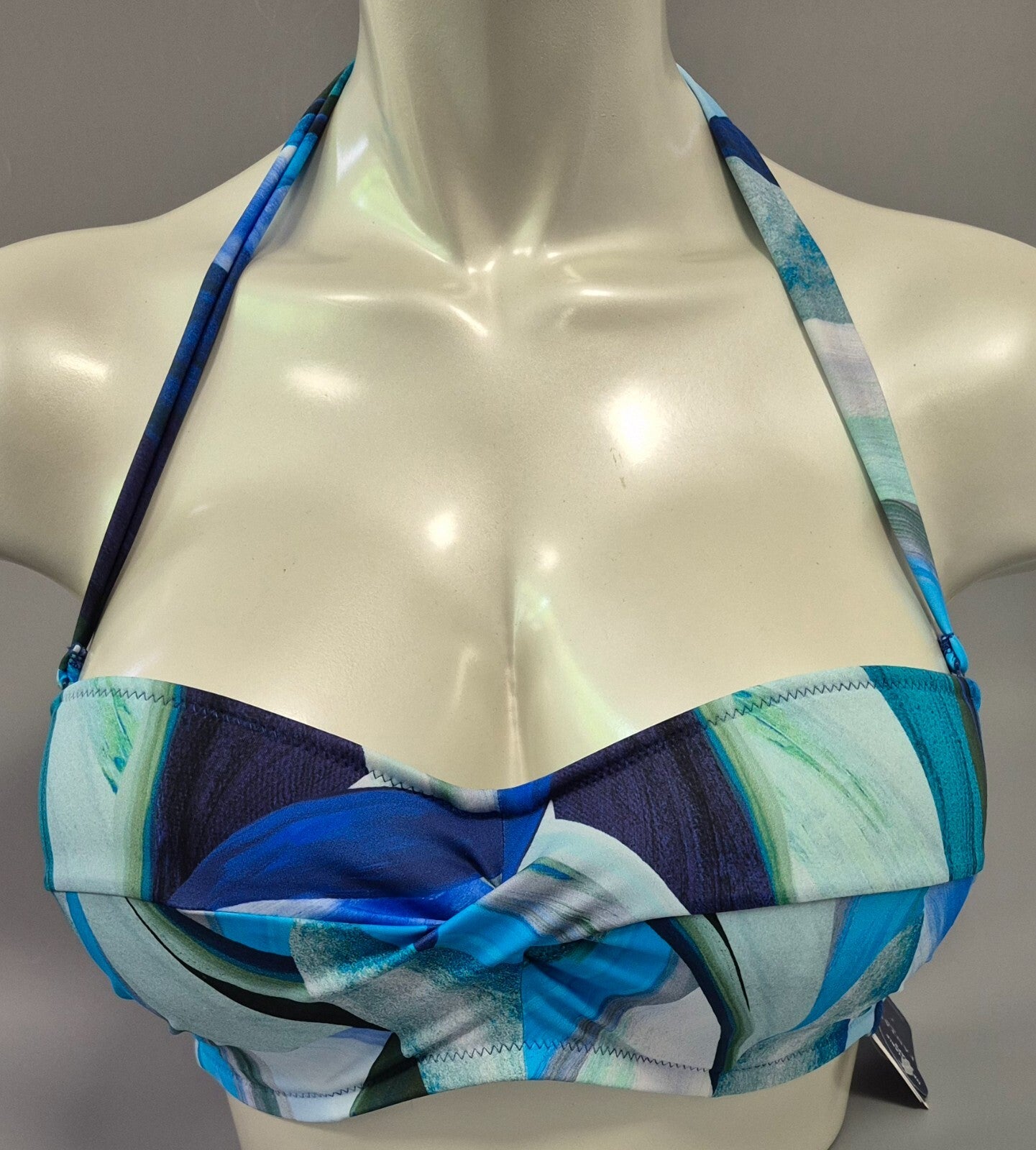 Fantasie 'Aguada Beach' Bikini Top Blue UK 30E NWT
