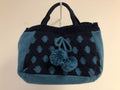 Ollie &amp; Nic Navy and Aqua Handbag Pre-Owned