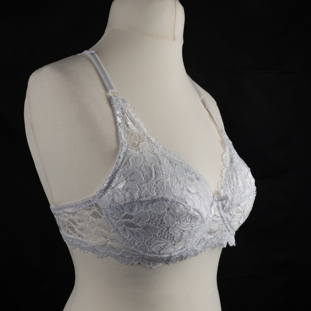 Bra 36B White Underwired Lightly Padded BA727 by Daniel Axel New with Tags