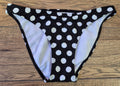 Lepel 'Polka Passion' Hipster Bikini Bottoms Black &amp; White UK8 NWT