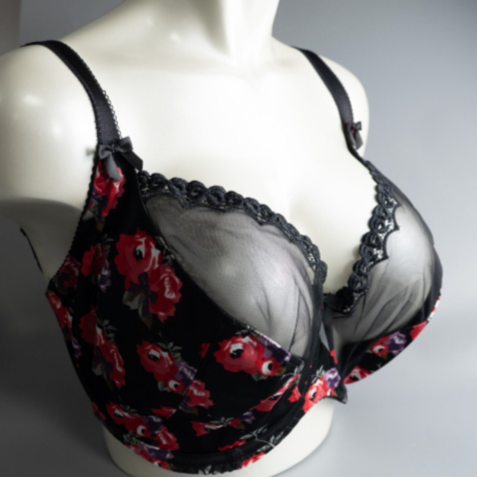 Curvy Kate 30HH Rose Print Bra NWT