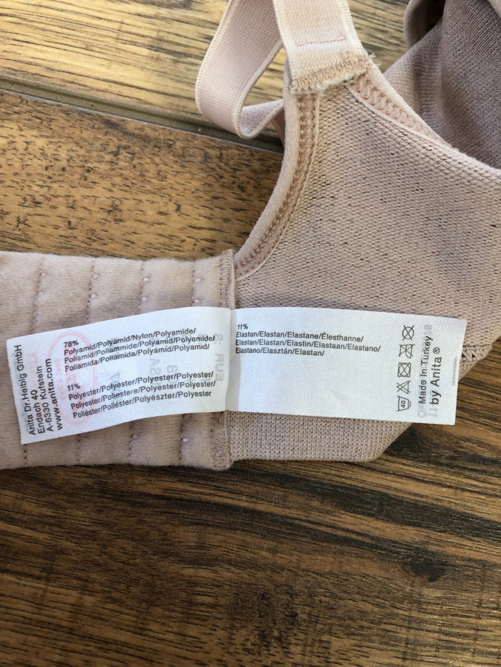 Anita Maternity Bra S Pink Polkadot Non Wired Non Padded BNWT