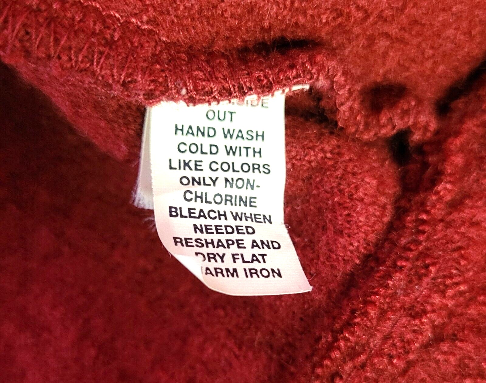 GAP Wool Jacket UK-Small Red Short Double Breasted Button Front  Pre-Owned