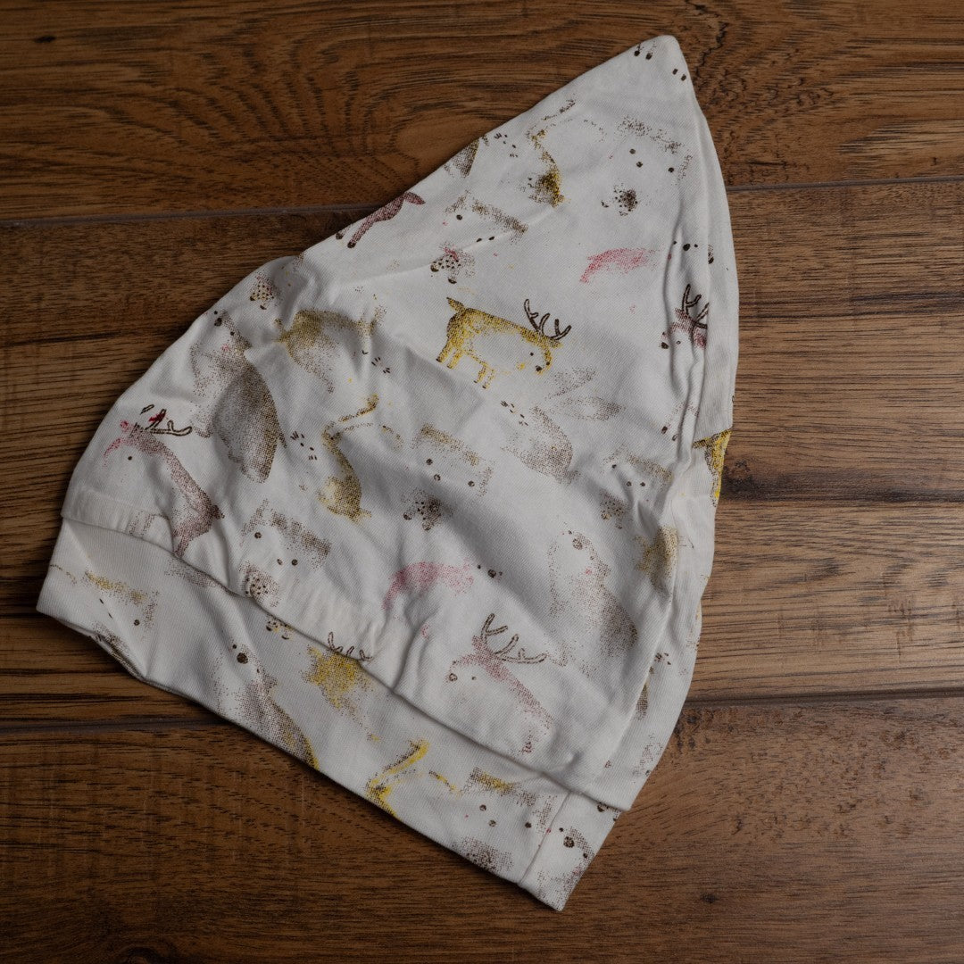 Vogue Fashion black long sleeve shirt with 'Happy Bunny' design, lightweight 100% cotton.