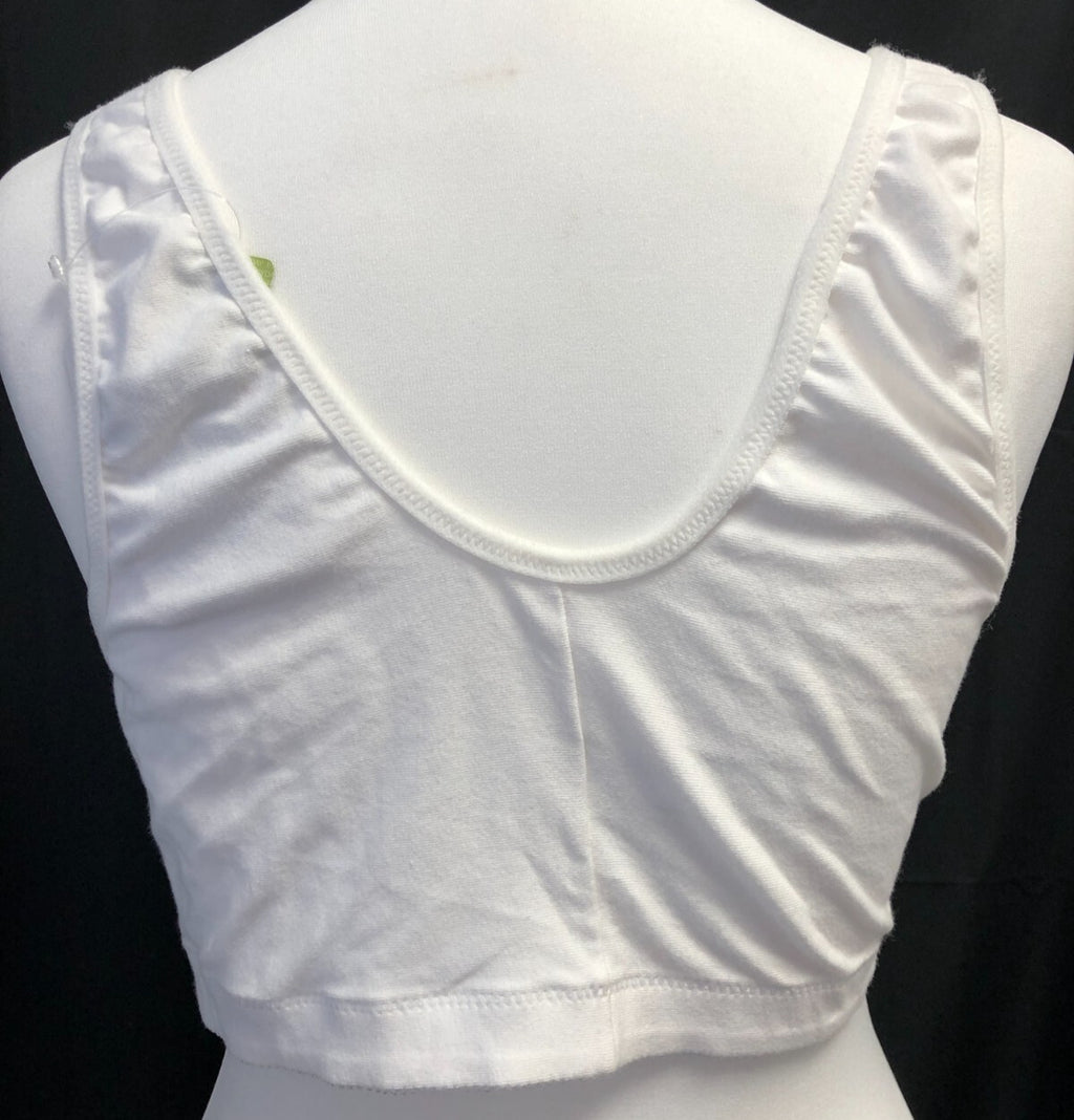 Amoena Bra XL White Non Patterned Front Fastening Non Wired Non Padded BNWT