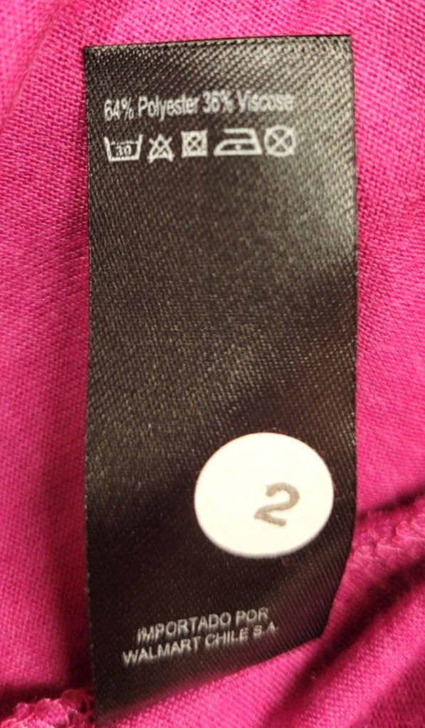 T-Shirt Medium Fuchsia Pink Gin Is My Favourite Drink Wording by George BNWT
