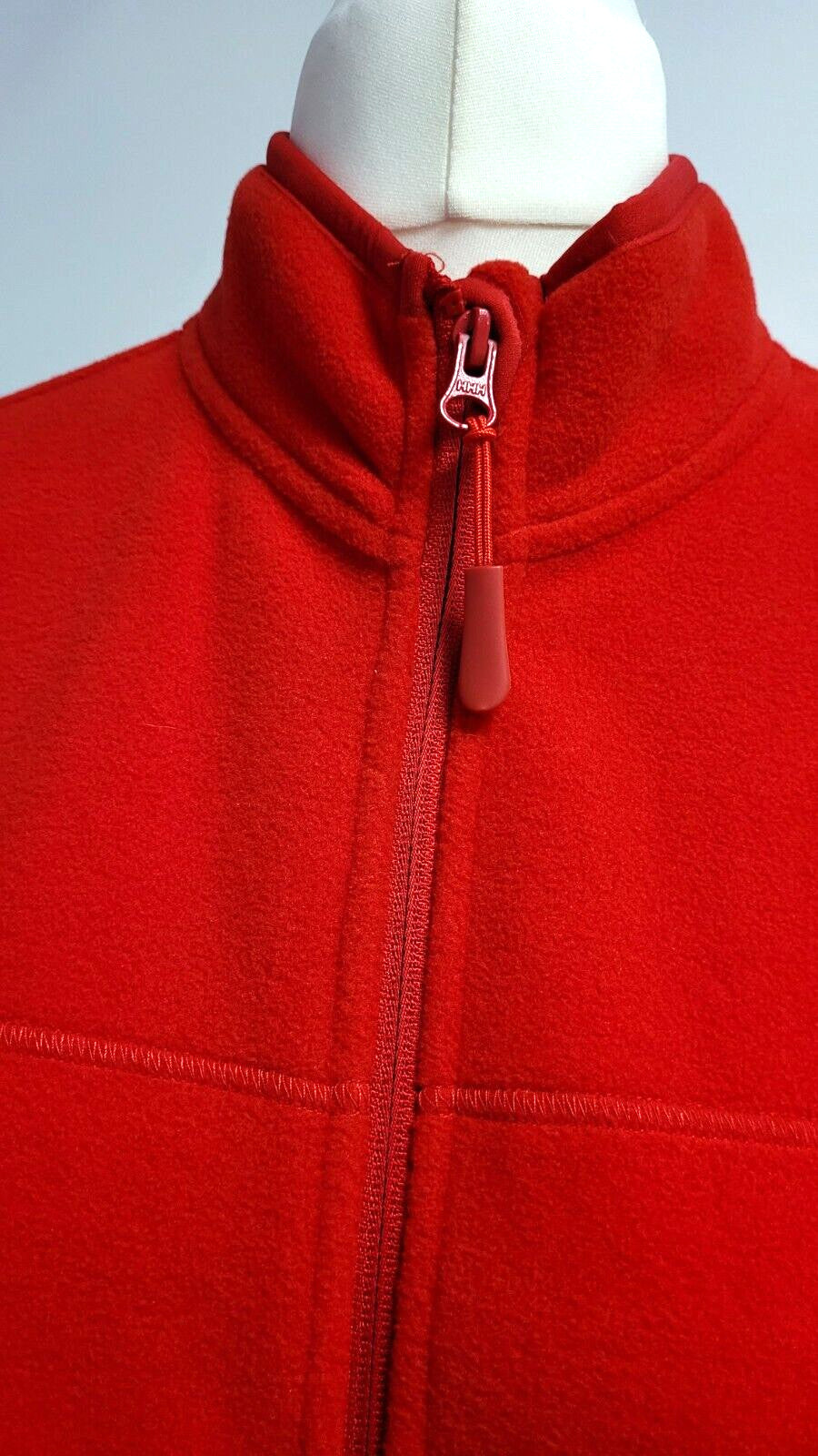 Womens Fleece UK-M Red High Neck Zip Fastening Pockets Ozark Trail Pre-Owned