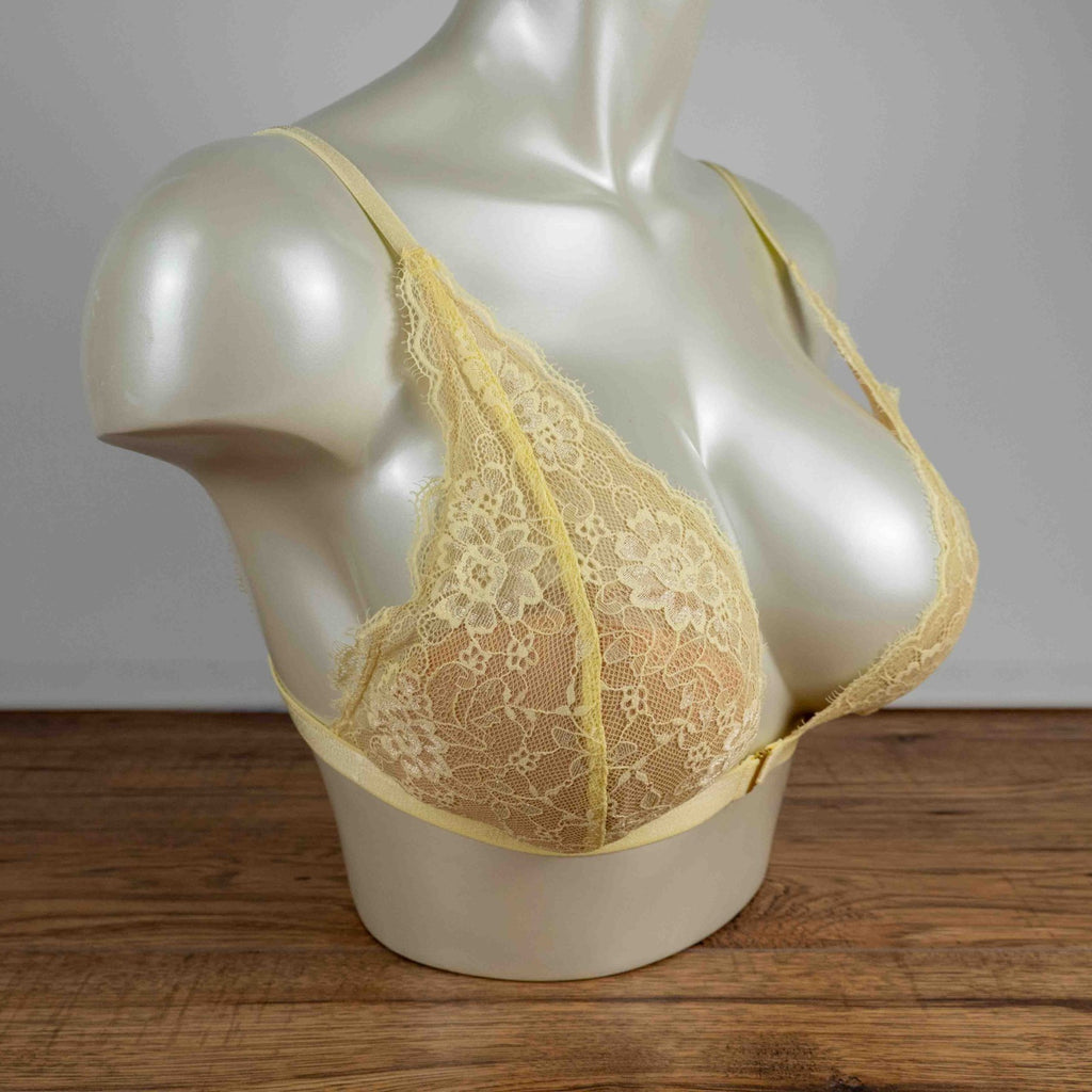 Underprotection XL Amy Yellow Padded Bralette New With Tag