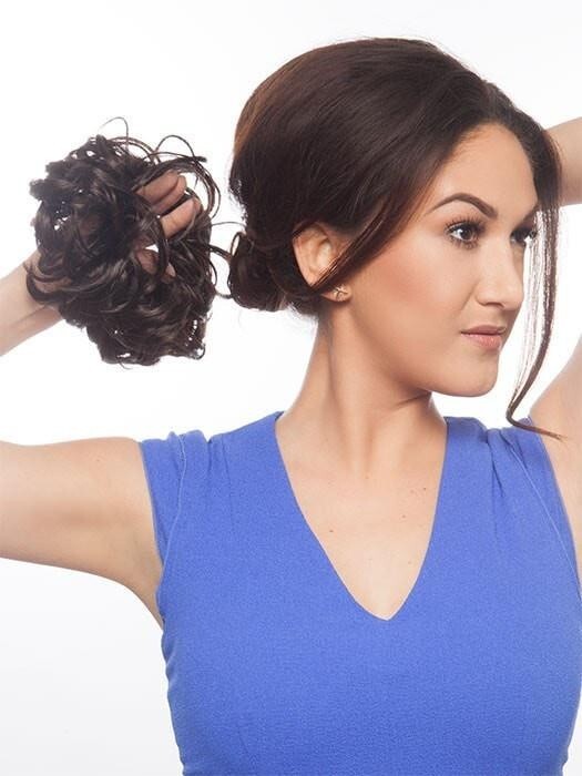 Fun Bun Hair Extension 6/33 Raspberry Twist by EASIHAIR BNWT