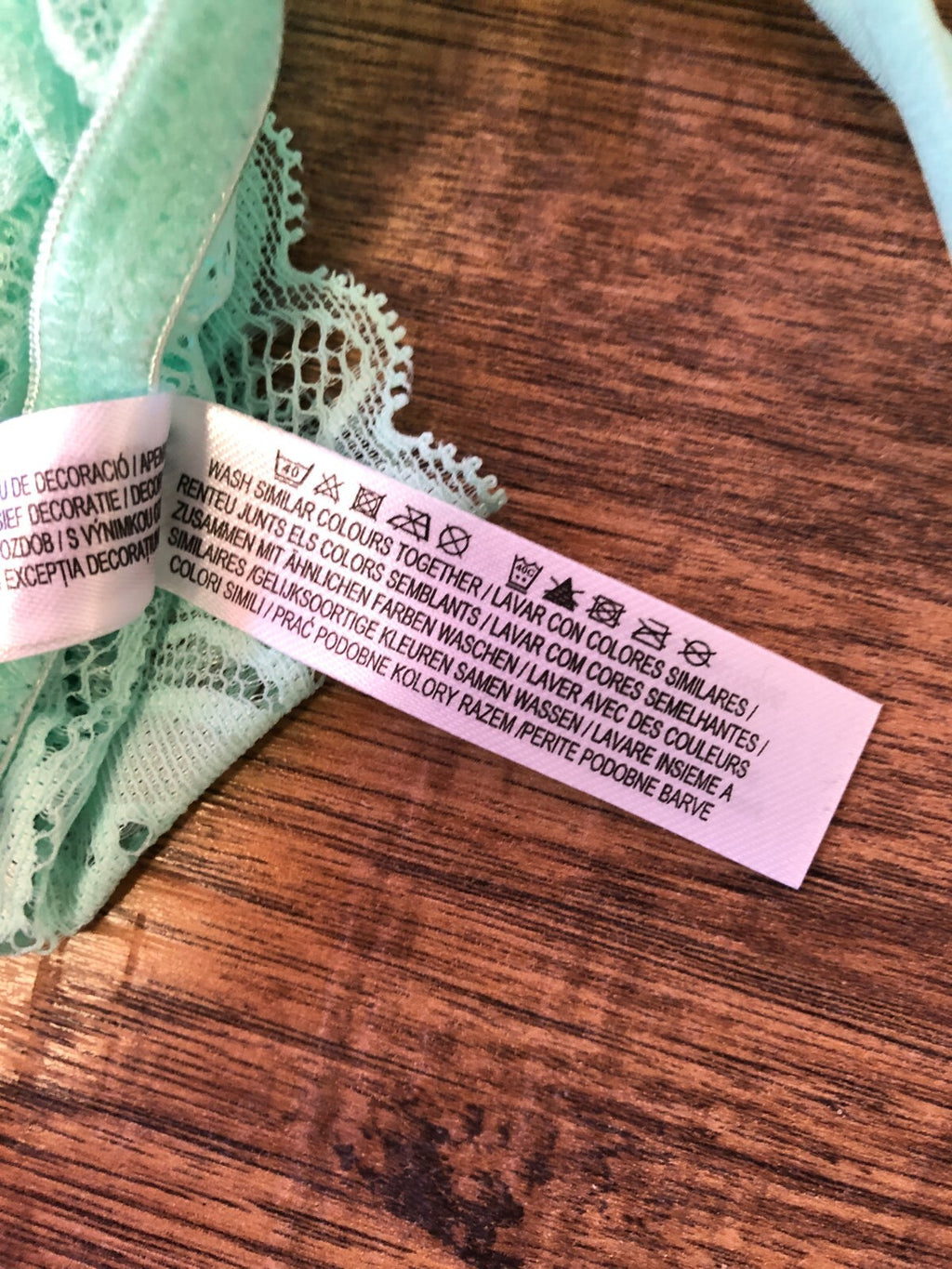 Primark Bra &amp; Brief Set M Mint Green Non Wired Lightly Padded  BNWT