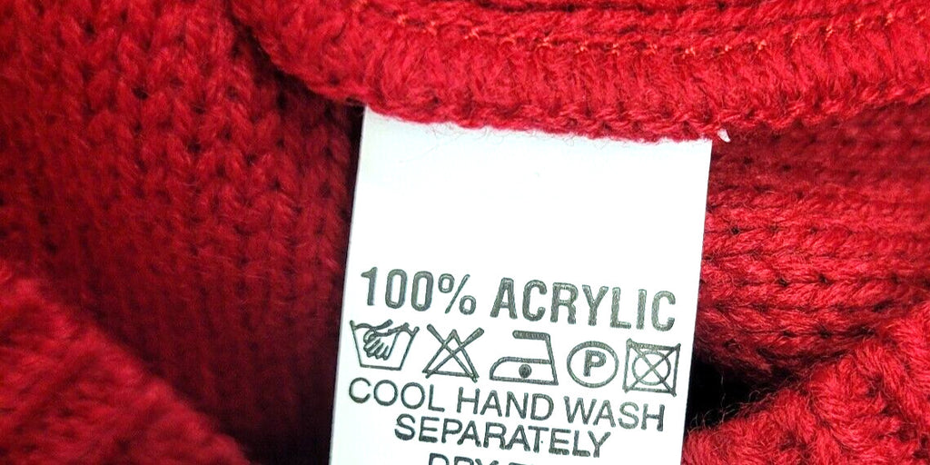 ENVY US Womens Jumper Medium Red Round Neck Cable Knit New with Tags