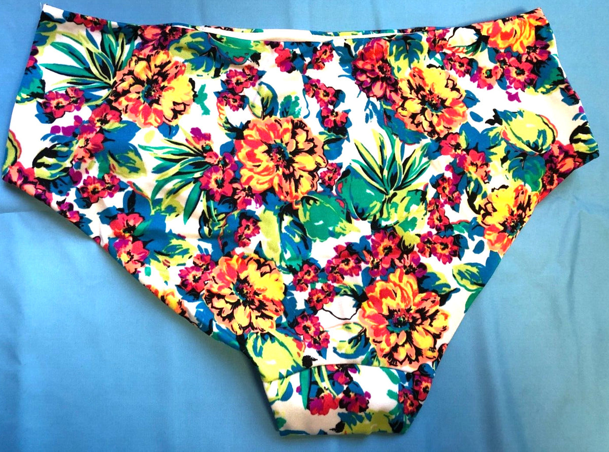 Gossard Bikini Bottoms XL Multicoloured Hot Tropic Print New with Tags