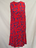 Jigsaw Dress Red/Blue UK 8 Pre-Owned
