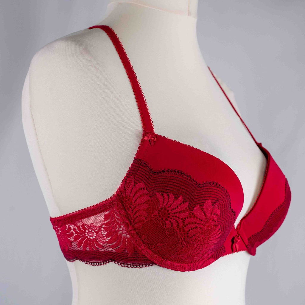 Esprit Red 36B Bra With Multifunctional Straps NWT