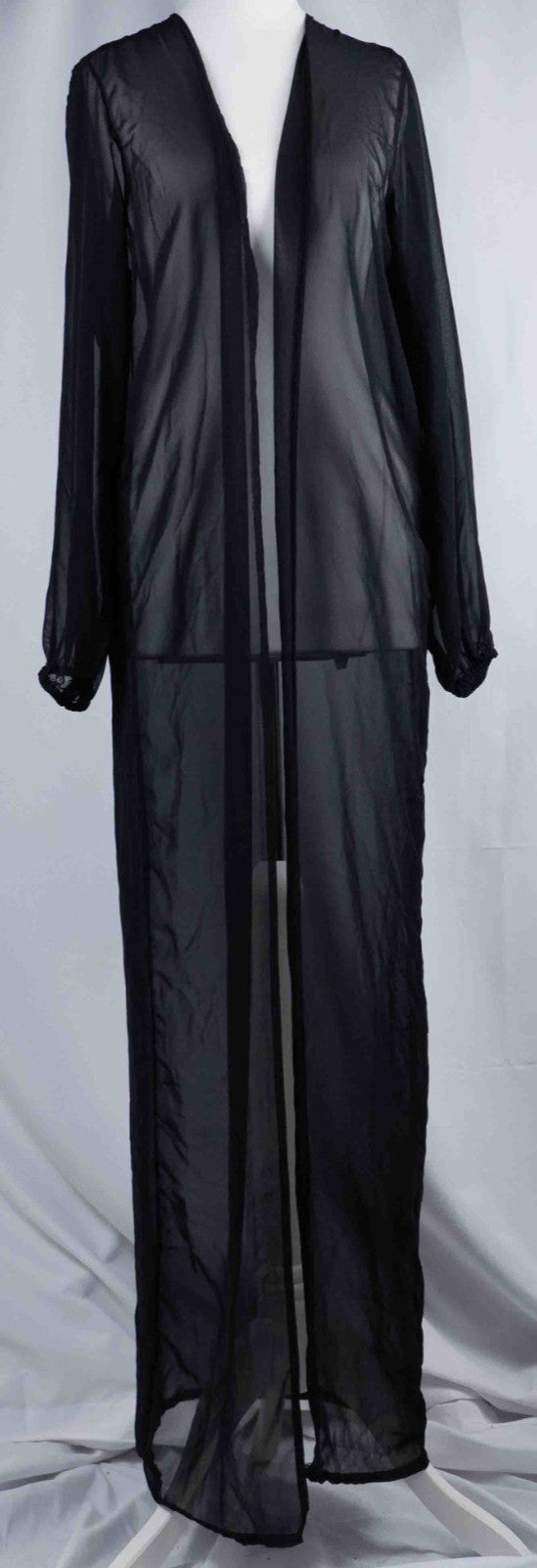 Pretty Little Thing Black 3/4 Sleeve 16 Kimono New With Tag