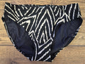 Fantasie 'Silhouette Island' Bikini Bottoms Black &amp; White Size Small NWT