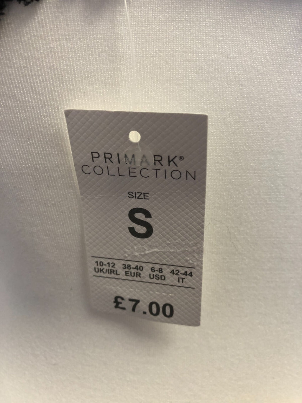 Primark Bralette S Black Floral Non Wired Non Padded BNWT