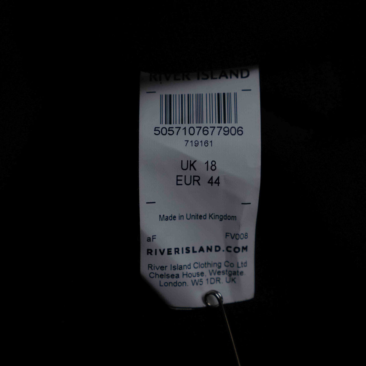 River Island Black Size 18 Peplum Cami Top Pre-Owned