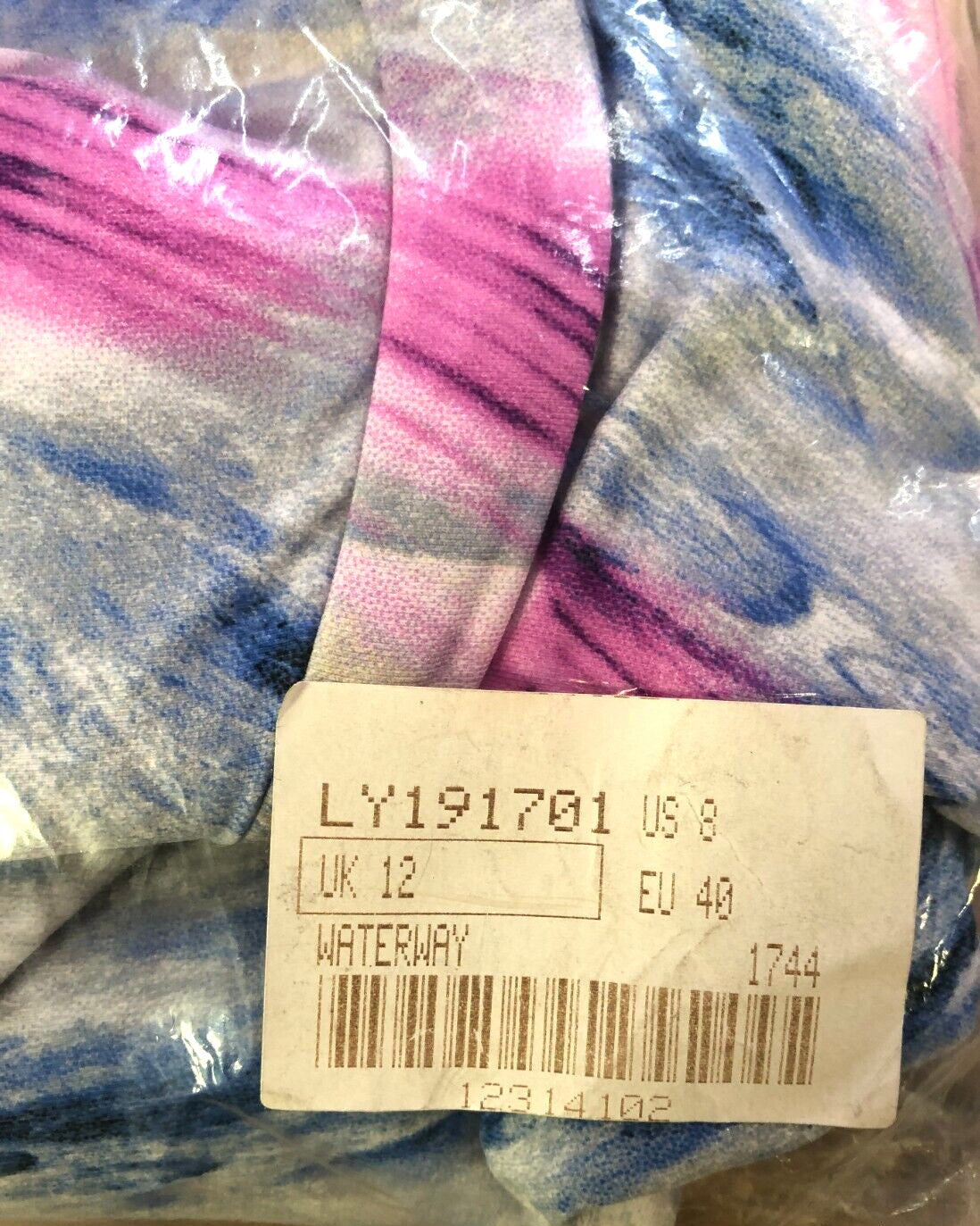 Swimsuit UK12 Multi Halterneck Padded Waterway LY191 by Beach to Beach BNWT