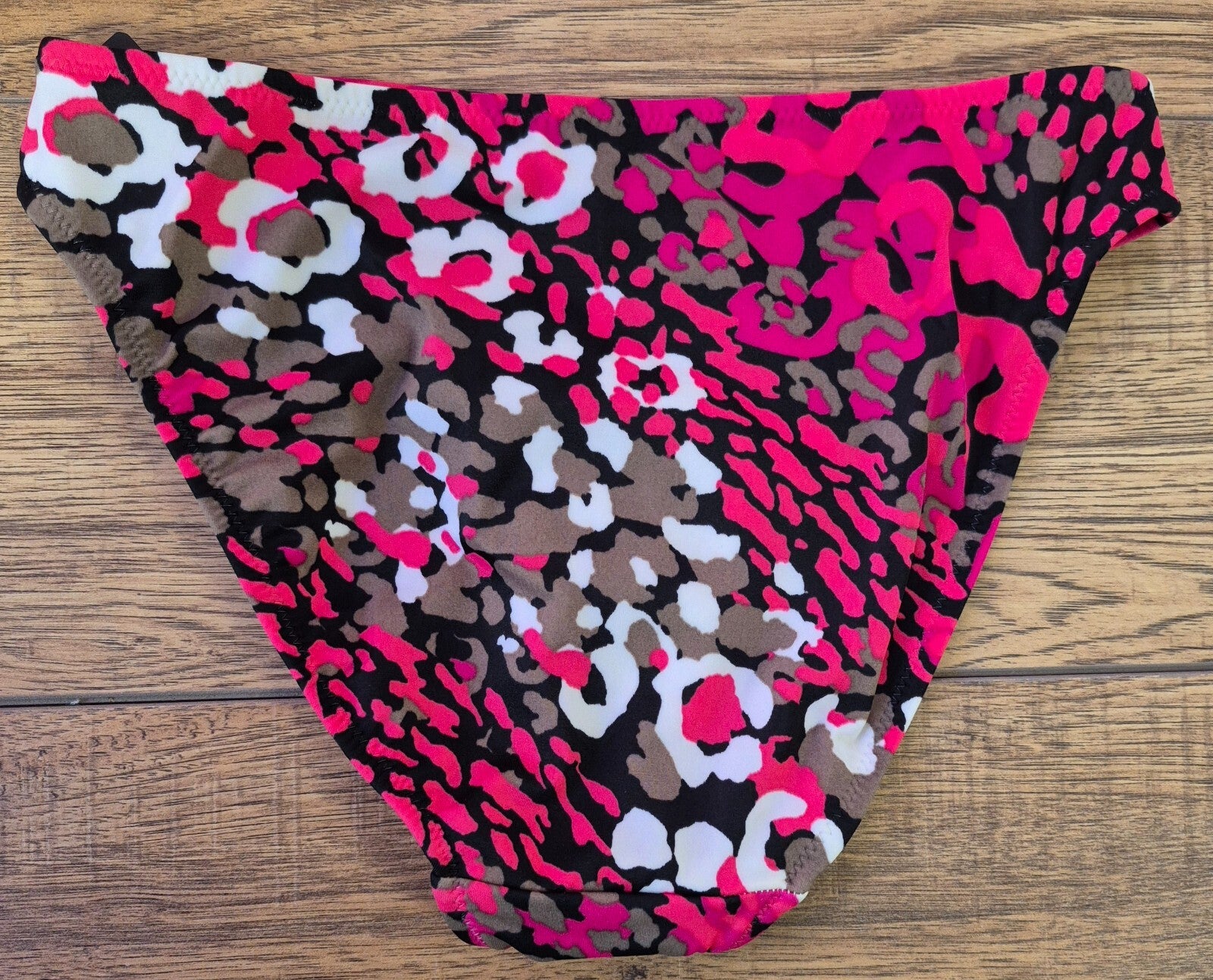 Fantasie 'Puerto Rico' High Leg Bikini Bottoms Red/Mixed UK XS NWT