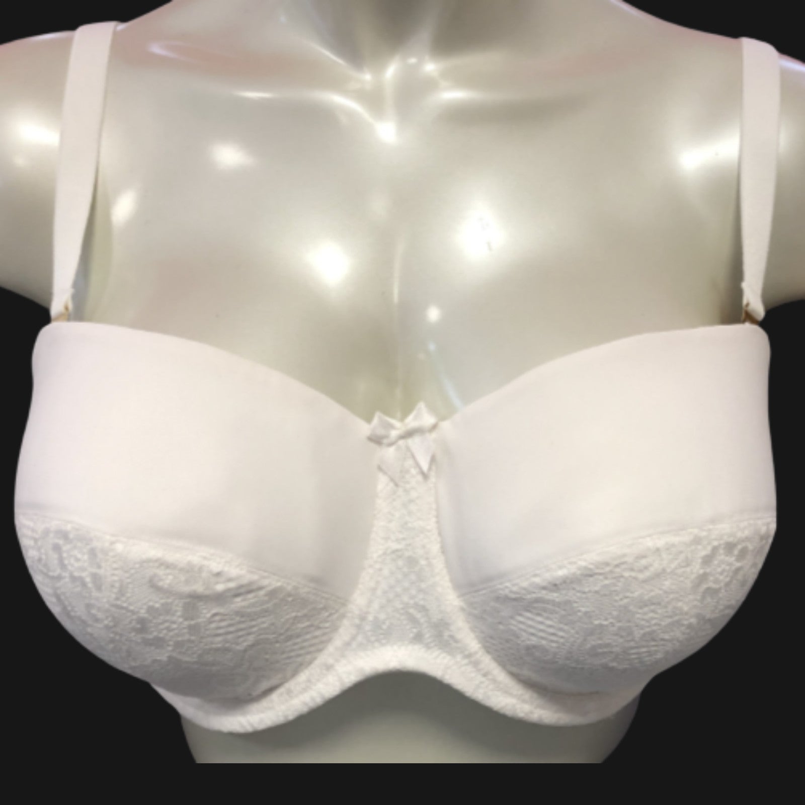 Ivory Charnos 32D Superfit Lace Multiway Strapless Bra BNWT
