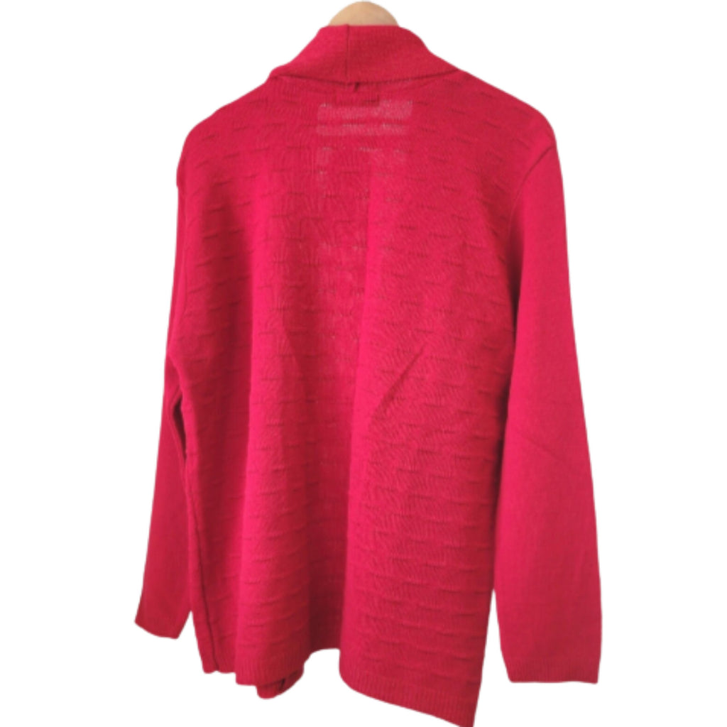 Monique Red L-XL Womens Cardigan NWT