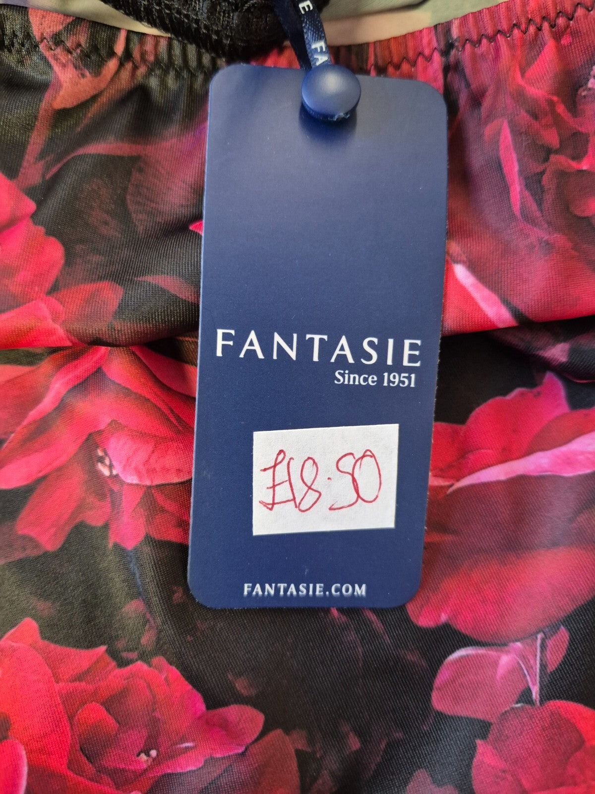 Fantasie 'Lucia' Chemise XS Red &amp; Black NWT