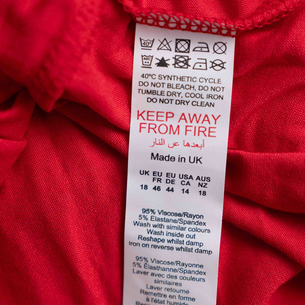 Boohoo Red Maxi Dress Size 18 NWT
