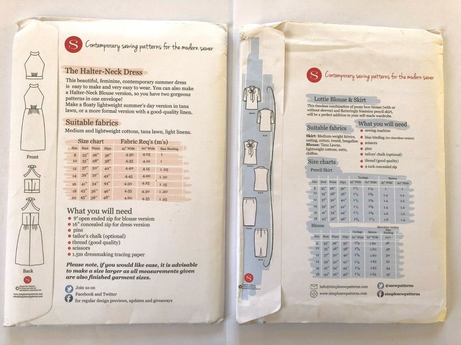 Simple Sew Sewing Patterns