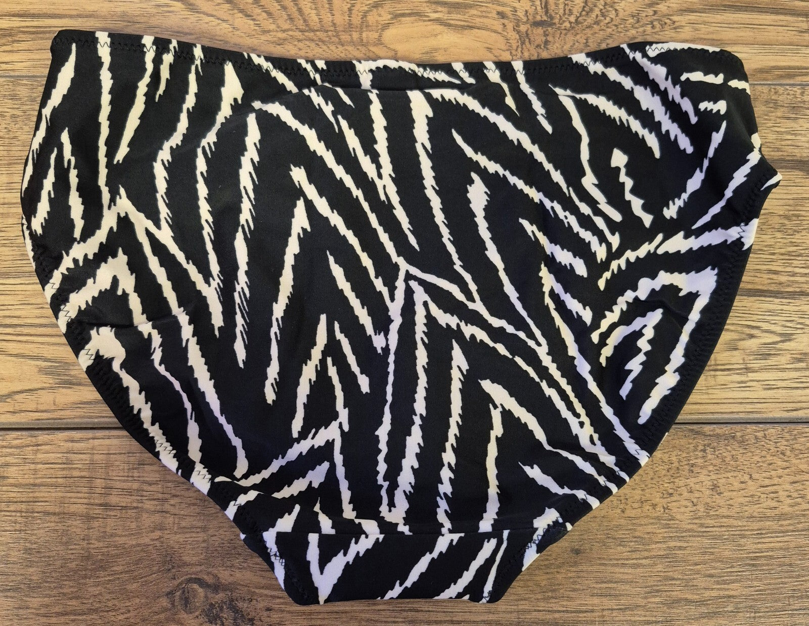 Fantasie 'Silhouette Island' Bikini Bottoms Black &amp; White Size Small NWT