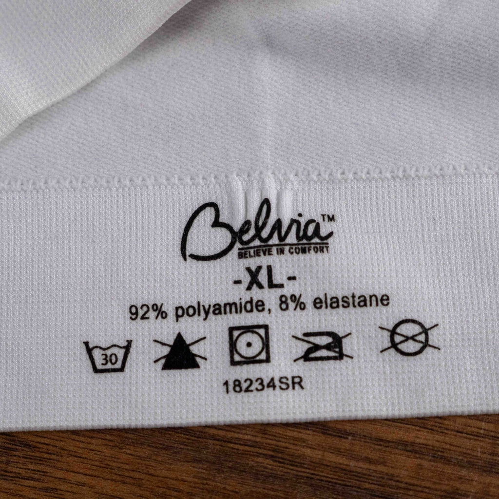 Belvia White Seamless XL Bra New With Packaging