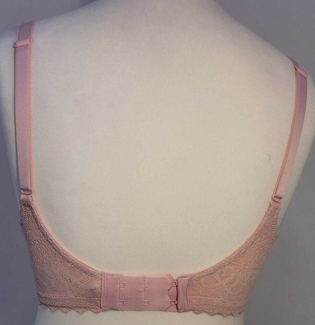 M&amp;S Bra 32DD Medium Pink Non-Wired Padded Body Lounge New with Tags