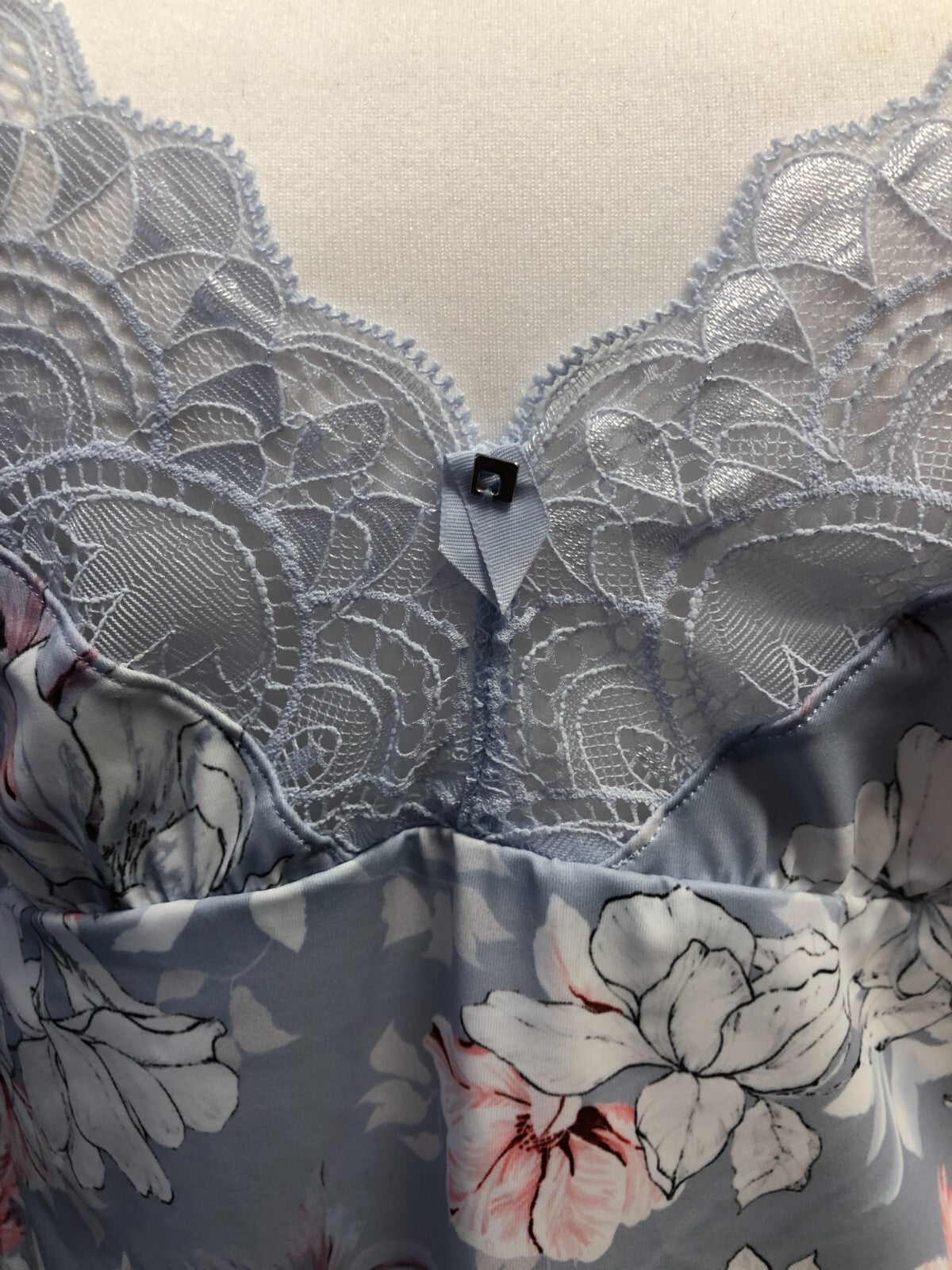 Fantasie Lingerie Camisole S Blue/White/Pink  Floral Non Wired Non Padded BNWT