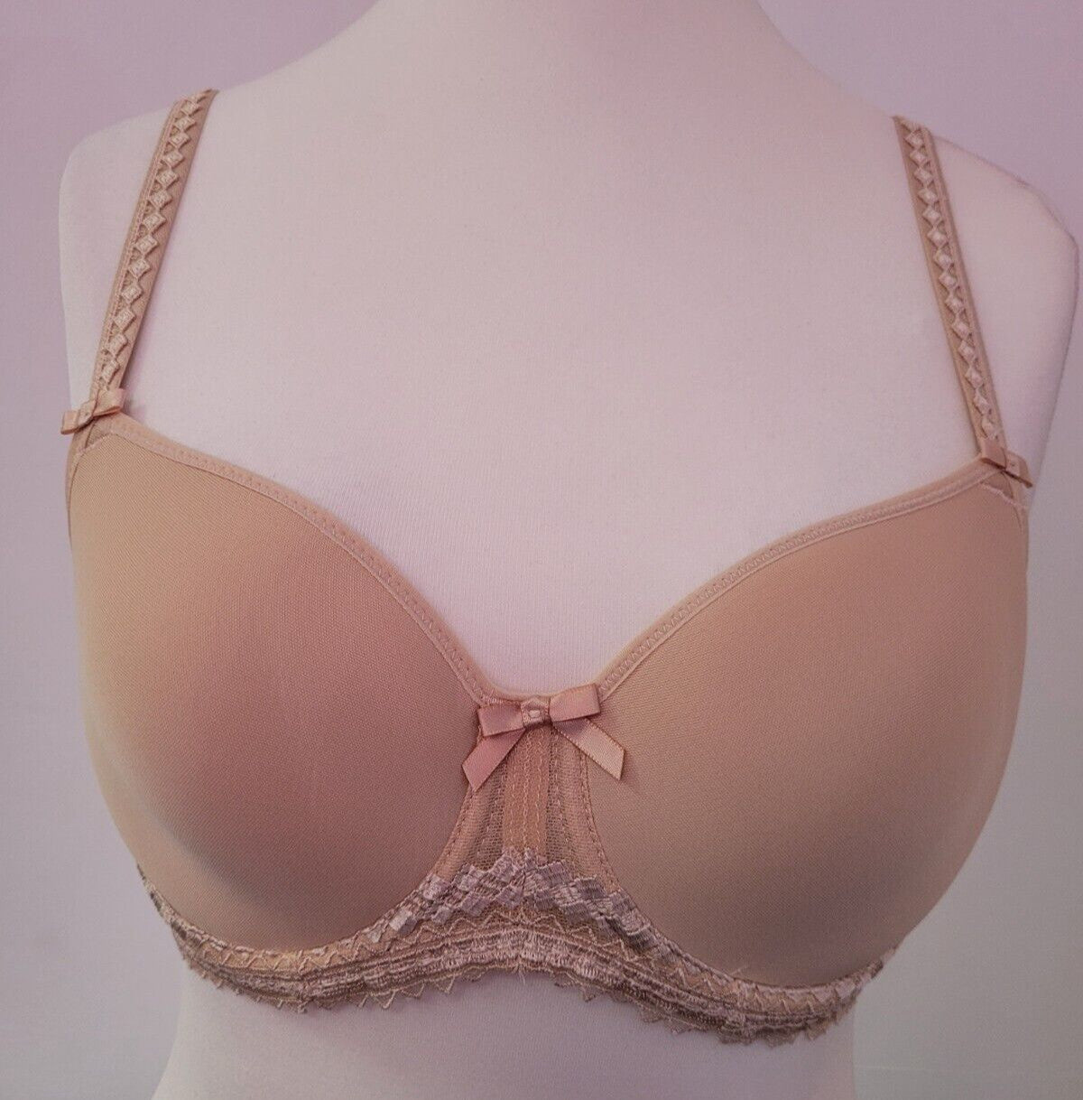 Fantasie Bra 30DD Beige Full Cup Moulded Underwired Spacer Rebecca 2024 BNWT