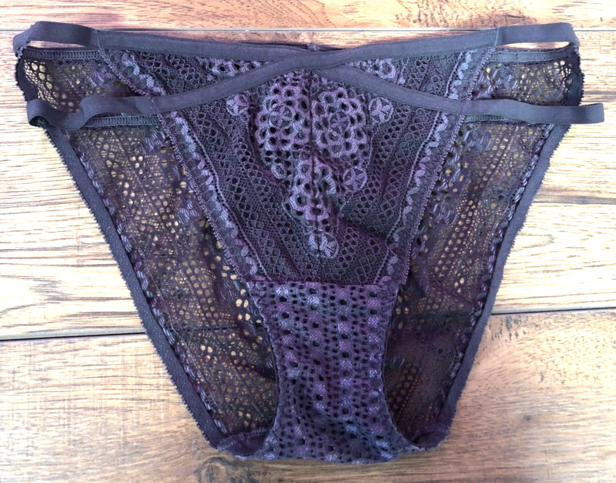Bravissimo Tanga Brief Small Grey Zara LN622 Cotton Blend New with Tags