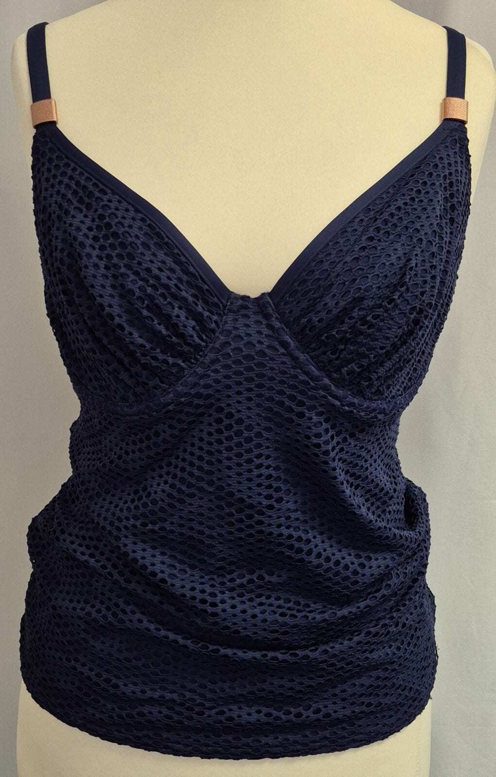 Fantasie Tankini Navy 32E NWT