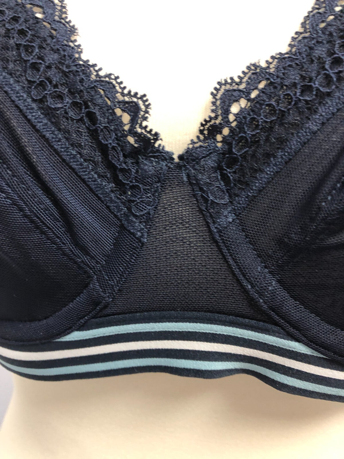 M&amp;S Navy Underwired 36B Bra Brand New With Tag