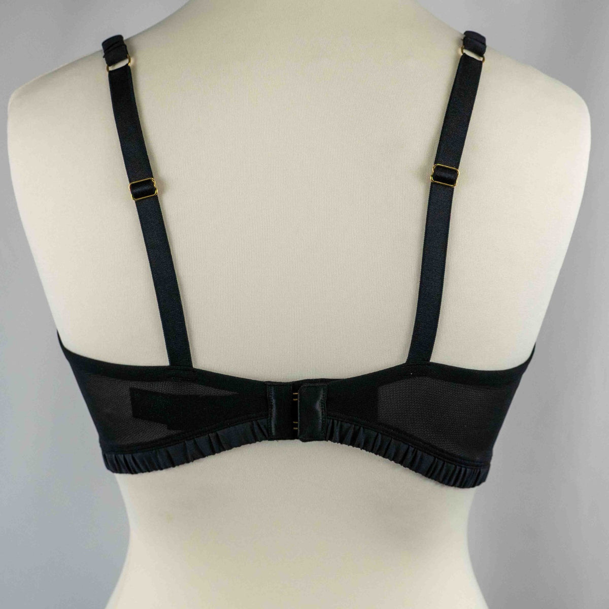 M &amp; S x Ghost Black Floral Size 16 D-E Cup Bralette NWT RRP £24