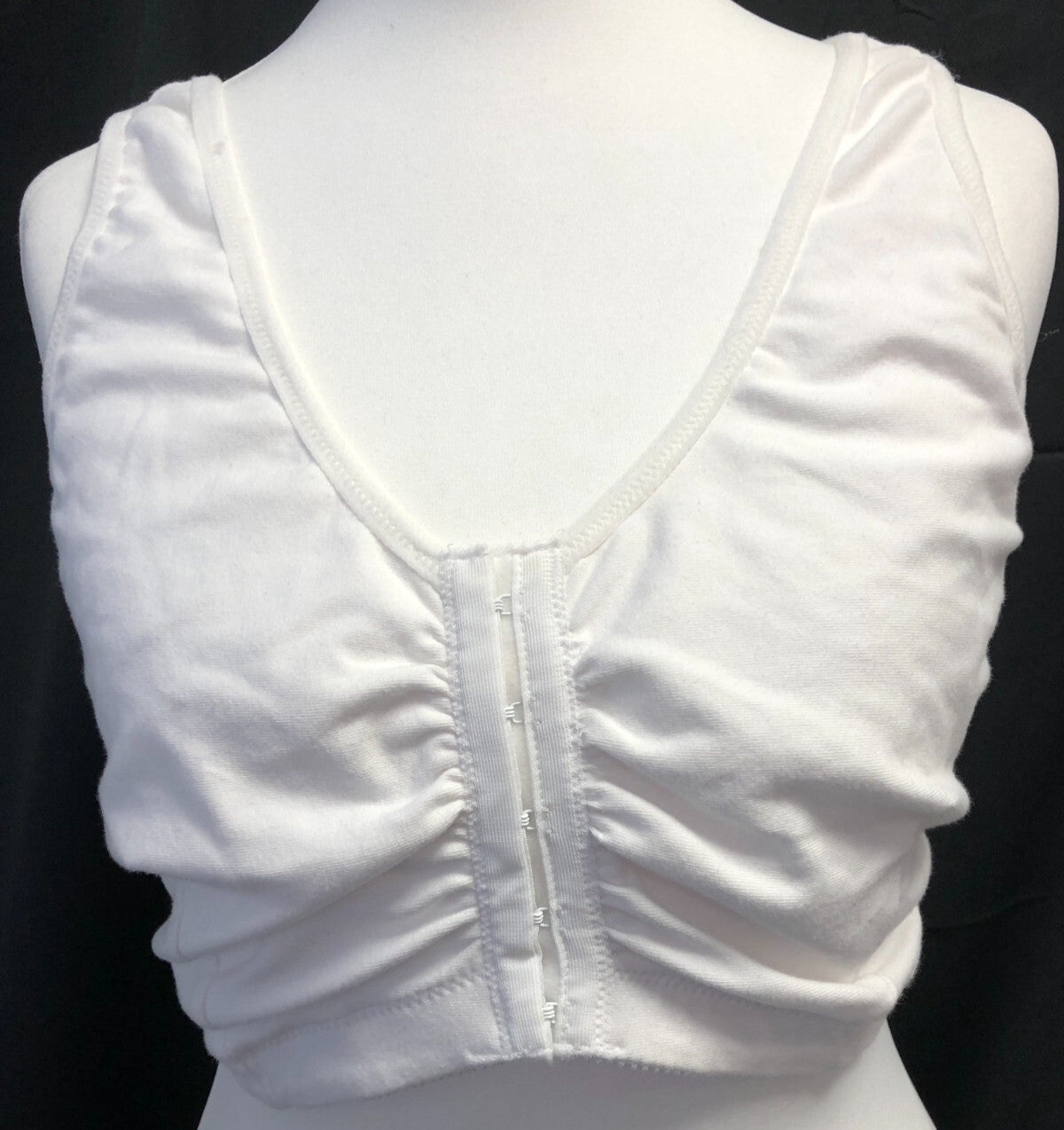Amoena Bra XL White Non Patterned Front Fastening Non Wired Non Padded BNWT