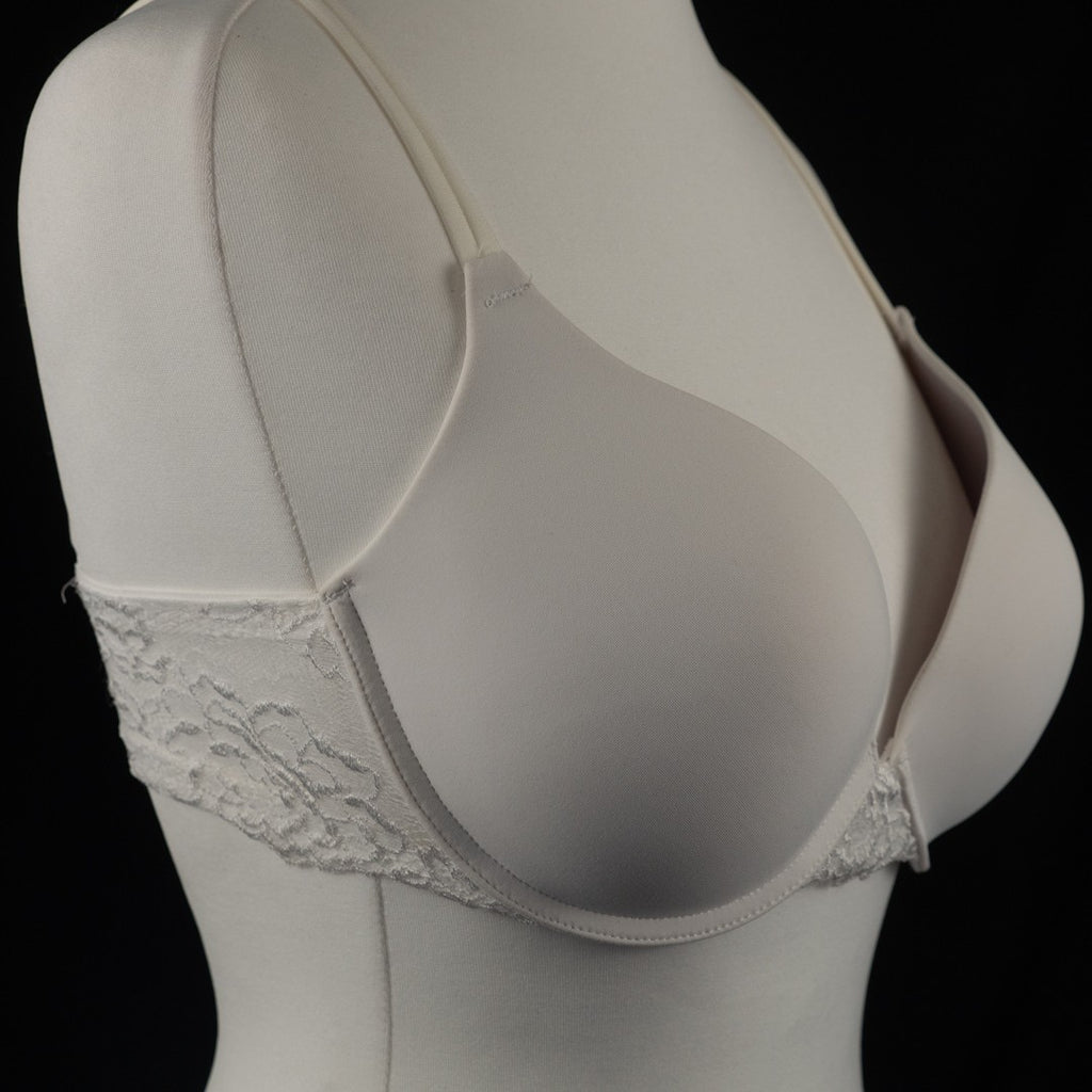 After Eden Bra  32DD White Padded Plunge T-Shirt Underwired BNWT