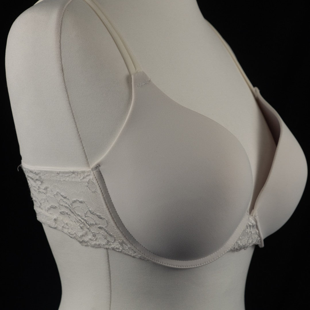 After Eden Bra  32DD White Padded Plunge T-Shirt Underwired BNWT