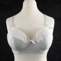 Lorna Drew 34DD White Cotton Nursing Bra Drop Down Cups NWT