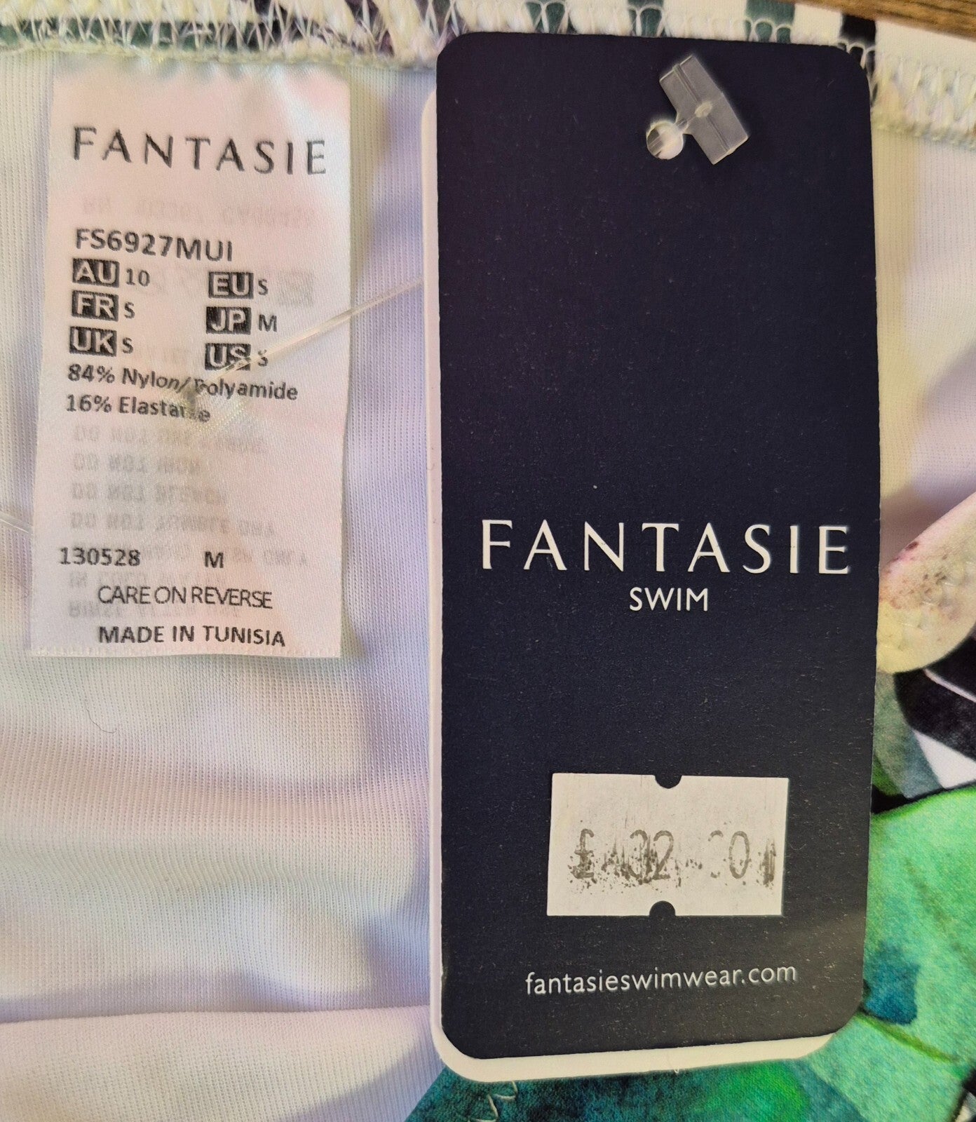 Fantasie 'Playa Blanca' Bikini Bottoms Multicoloured UK Small NWT