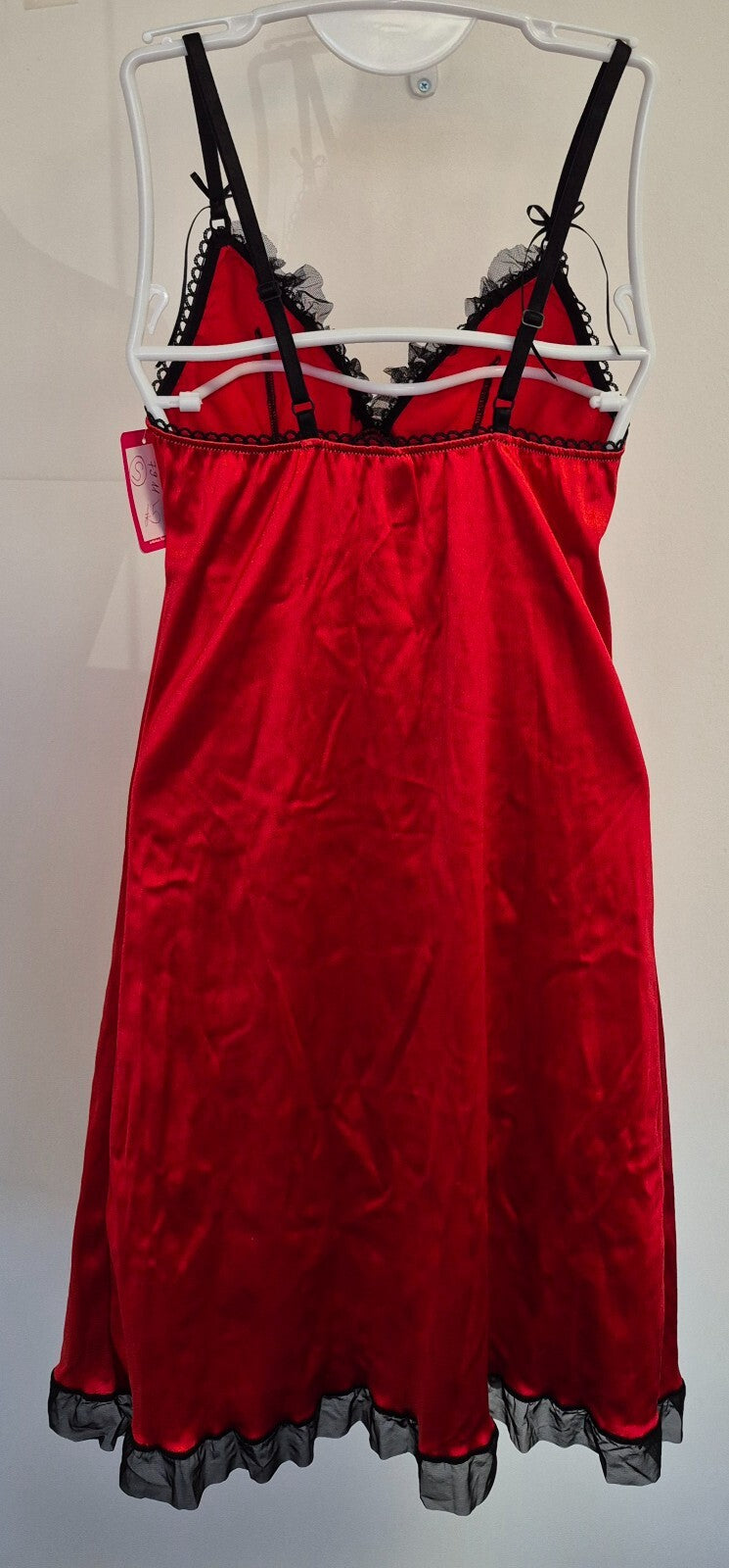 Bonbon Chemise Small Red/Black BNWT
