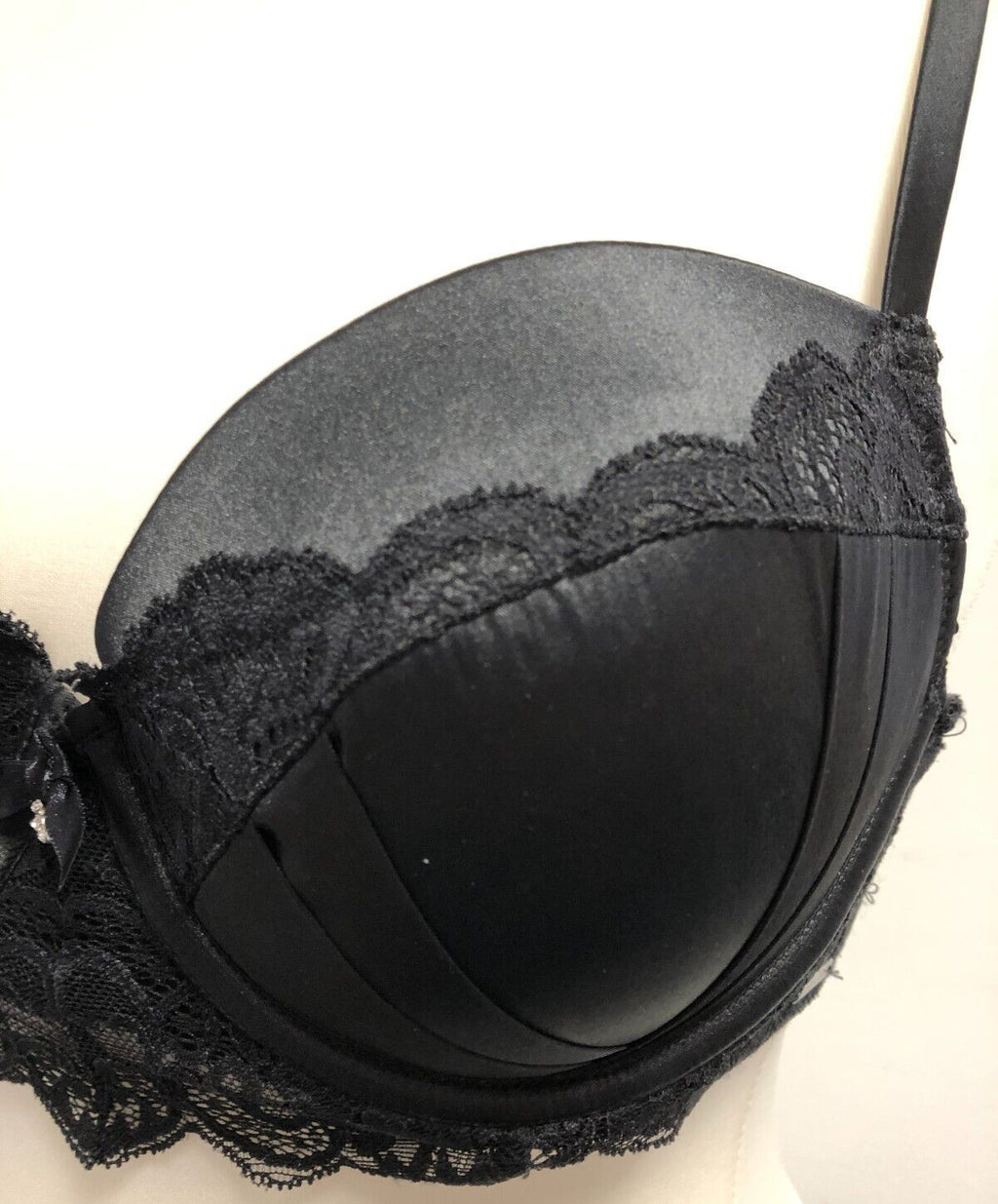 Matalan Longline Black Floral Underwired 36B Bra | BNWT