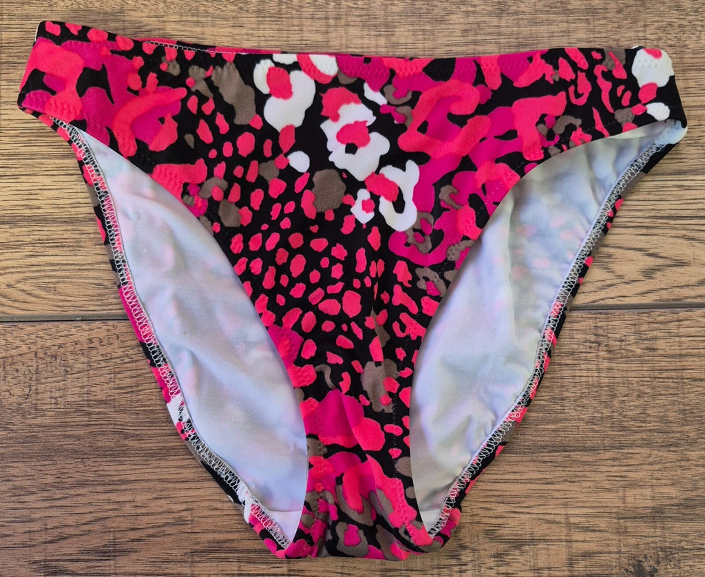 Fantasie 'Puerto Rico' High Leg Bikini Bottoms Red/Mixed UK XS NWT