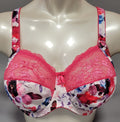 ELOMI Bra 42DD Pink Floral Full Cup Underwired Non Padded Morgan EL4110 BNWT