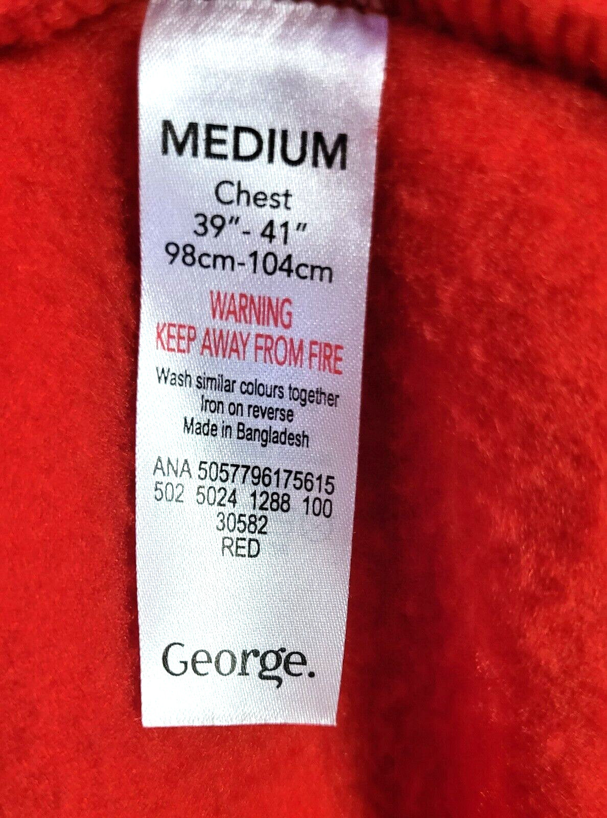Womens Fleece UK-M Red High Neck Zip Fastening Pockets Ozark Trail Pre-Owned