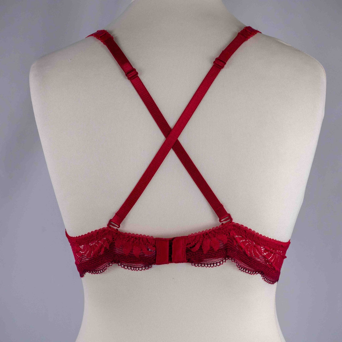 Esprit Red 36B Bra With Multifunctional Straps NWT