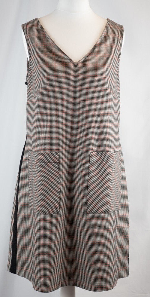 George At Asda Checkered Sleeveless Dress Size 10 Pre-Owned
